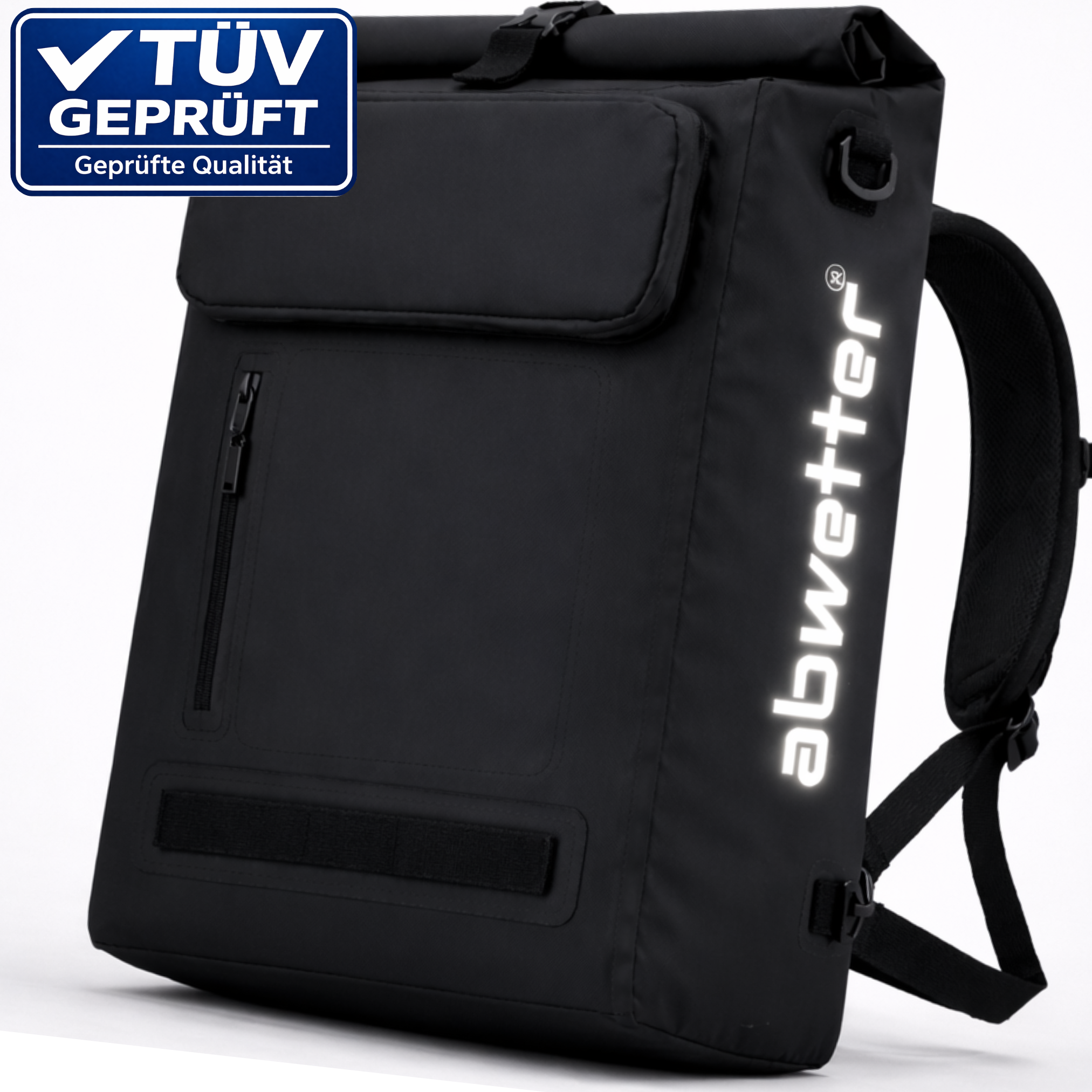 Fahrradtasche Gepäckträger wasserdicht Rolltop – abwetter