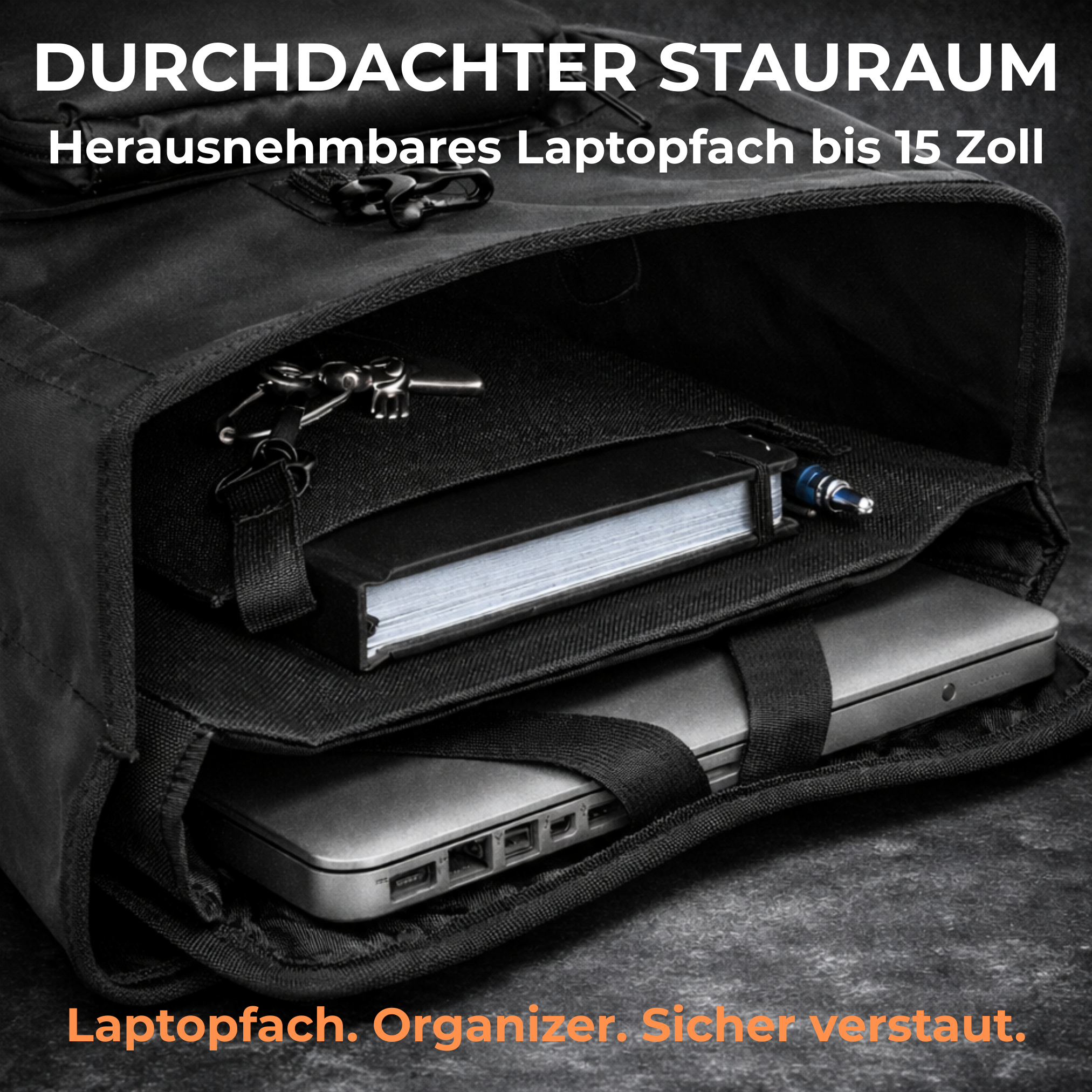 abwetter Fahrradtasche großer Stauraum für Pendler und Fahrradtouren