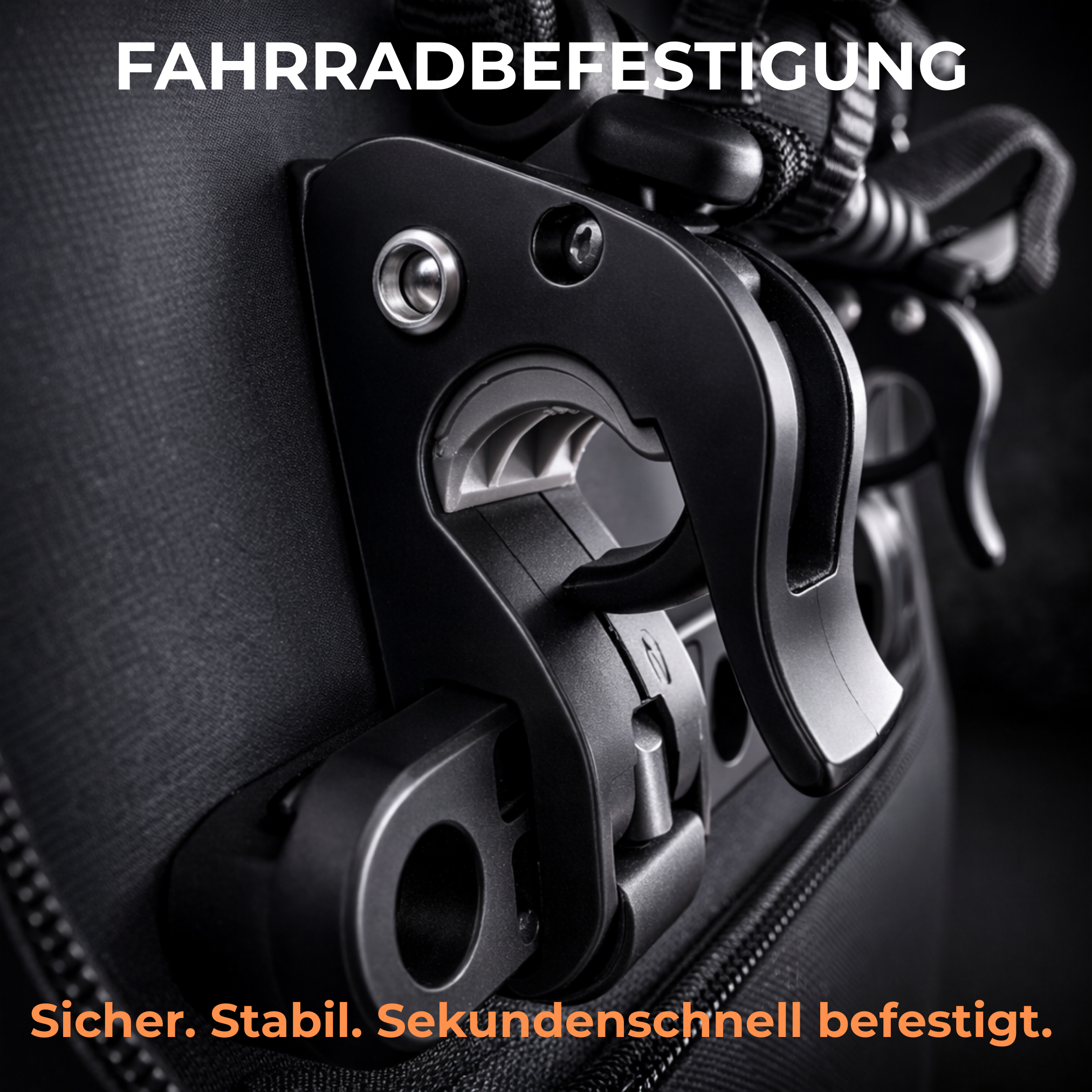 abwetter Fahrradtasche Befestigungssystem für Gepäckträger