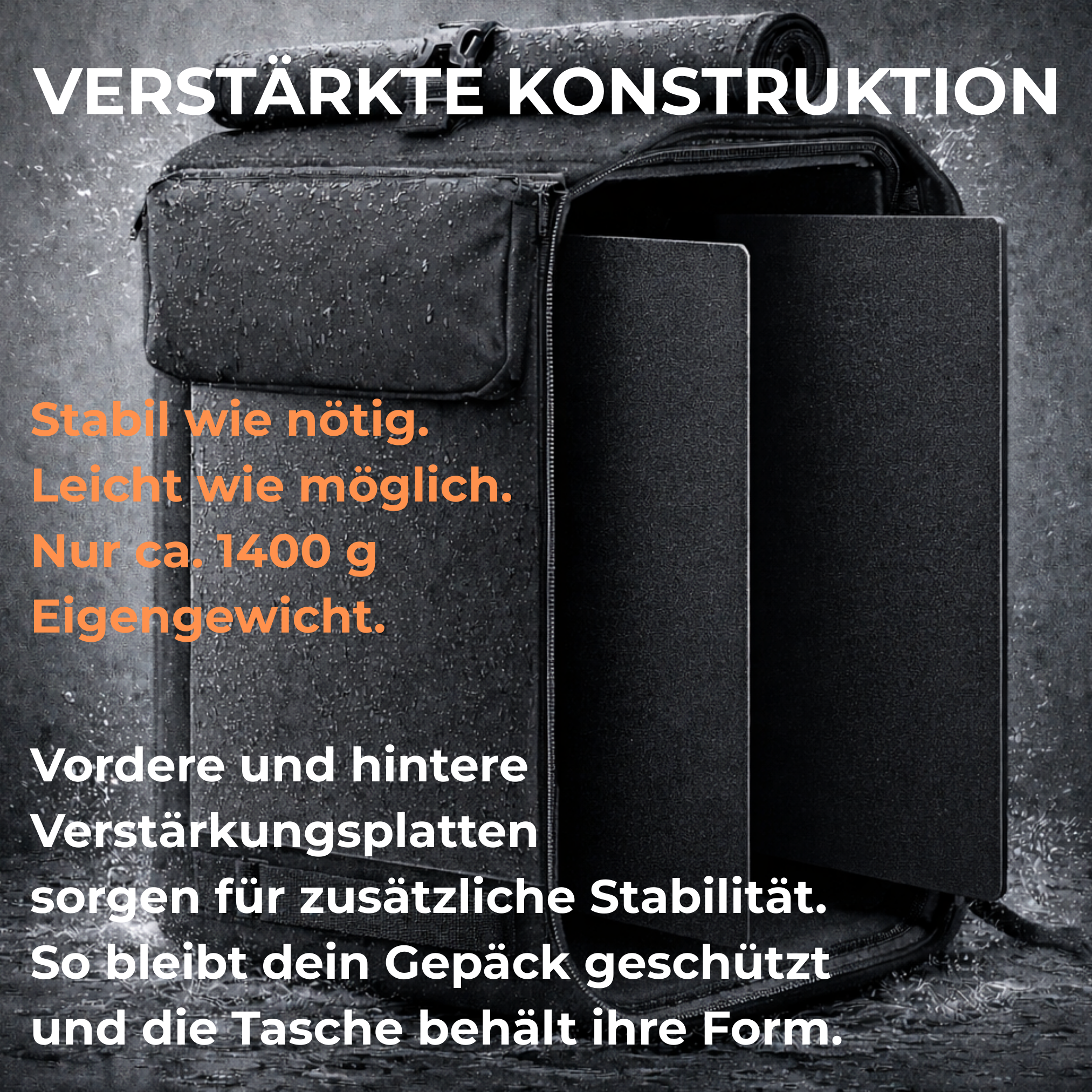 abwetter robuste Fahrradtasche stabile Gepäckträger Tasche