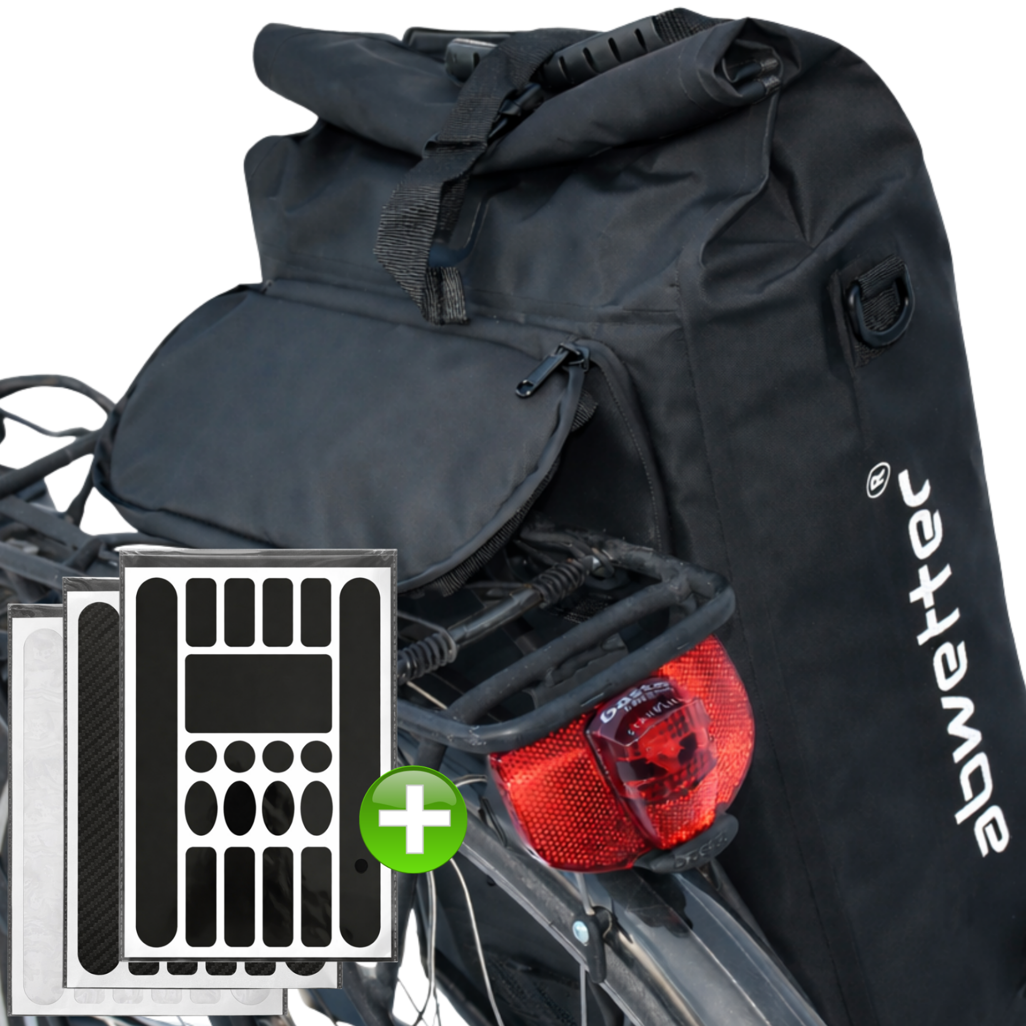 abwetter wasserdichte Fahrradtasche Gepäckträger Tasche für Pendler und Touren