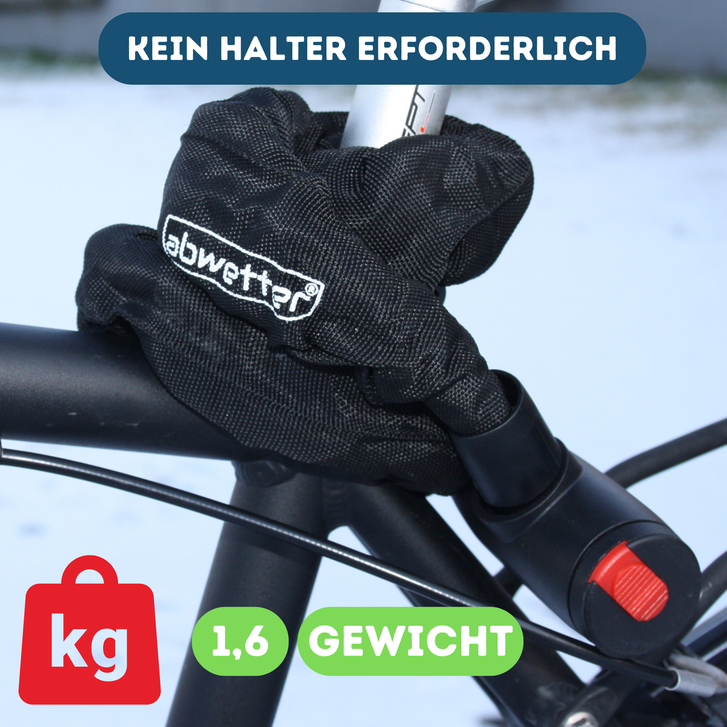 Fahrradschloss Kettenschloss Panzerschloss mit 10 MM Stahlkette Sicherheit 10/10