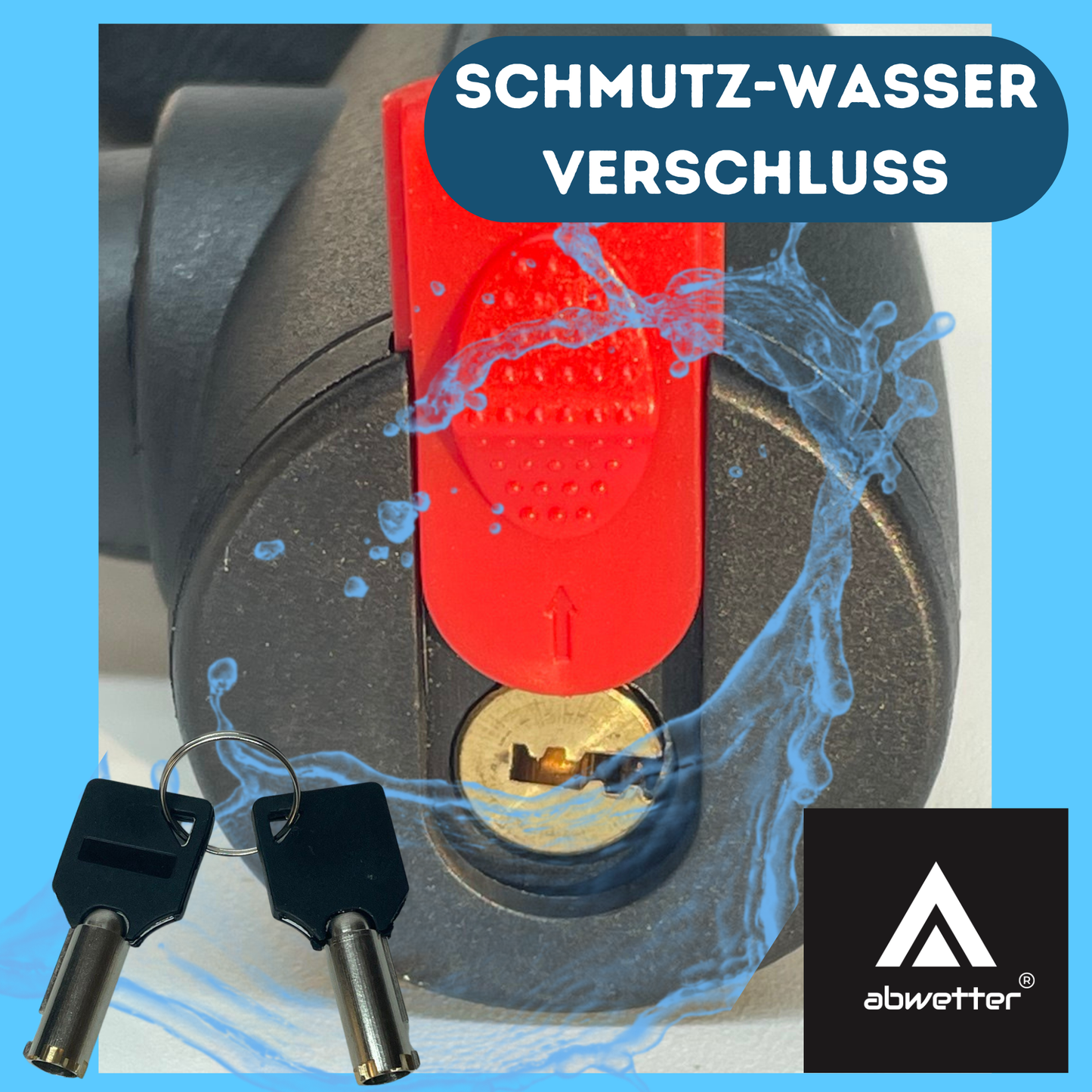 Fahrradschloss Kettenschloss Panzerschloss mit 8 MM Stahlkette Sicherheit 8/10