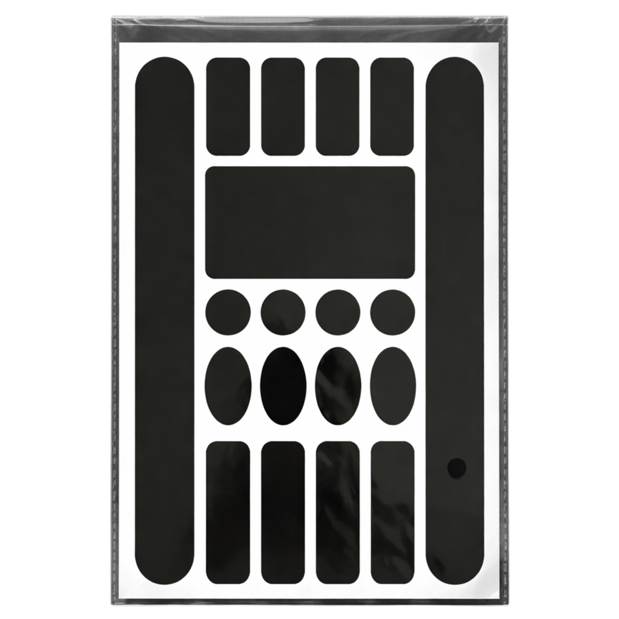 Schwarz Matt Struktur Rahmenschutzfolie für Fahrräder – robuste Schutzfolie gegen Steinschlag und Kratzer