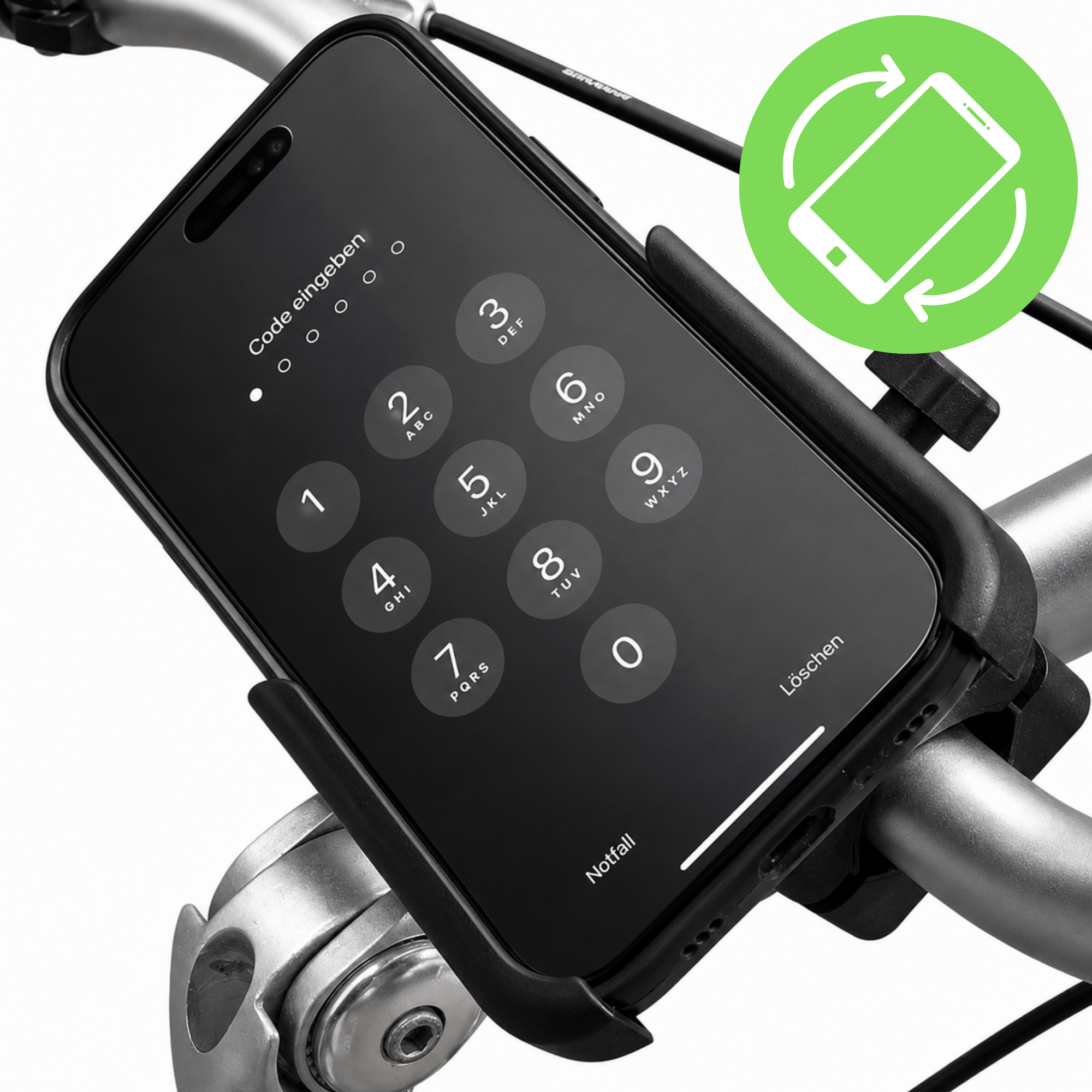 Handyhalter Fahrrad Motorrad 360° – abwetter® Smartphone Halterung