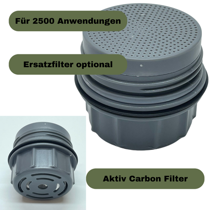 Outdoor Wasserfilter Flasche 650Ml mit 1500L Filterkapazität