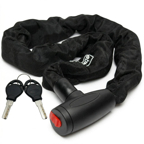 abwetter Fahrrad Kettenschloss 8 mm am Fahrrad montiert Diebstahlschutz