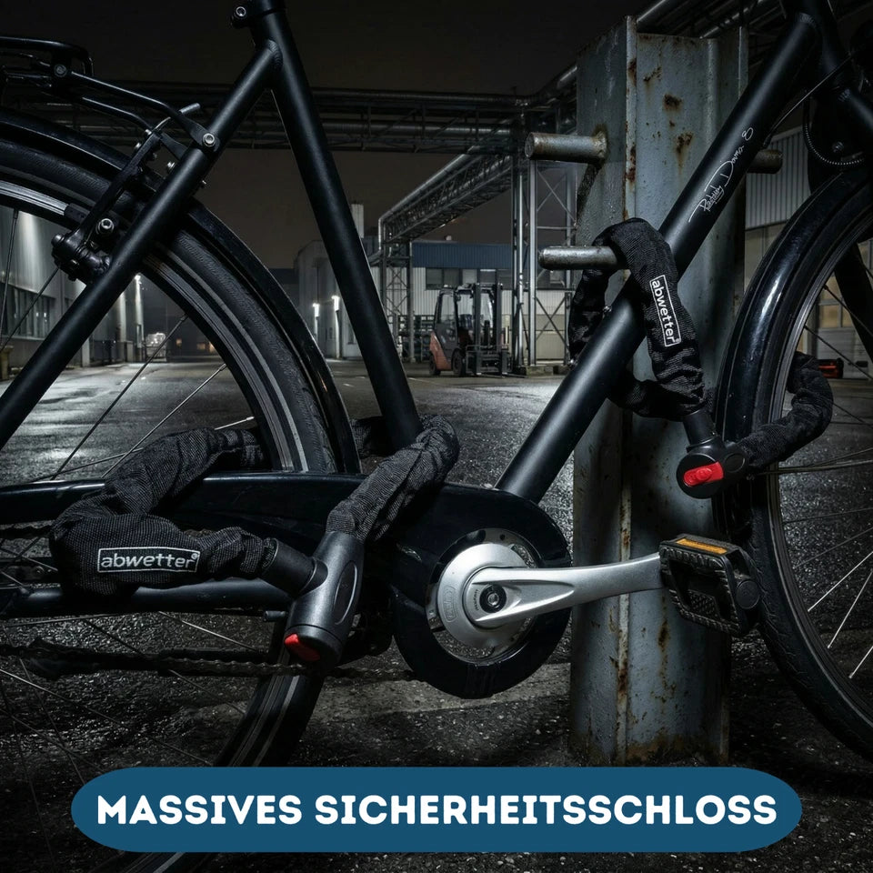 abwetter Fahrrad Kettenschloss 8 mm Vorteile wetterfest sicher robust